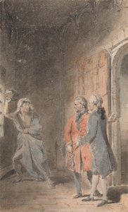 Illustration till den dygdiga föräldralösan av Thomas Stothard