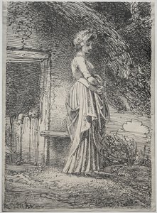 Exemplar av polyautgrafi: The Lost Apple, 1803. av Thomas Stothard