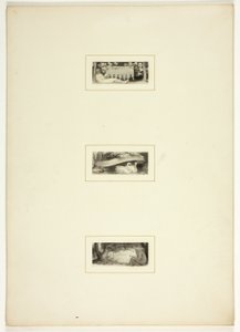 Studera för en tallrik från Telemachos av Thomas Stothard