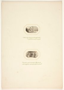 Studie för en plansch ur The Task av Thomas Stothard