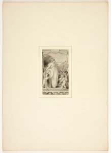 Studie för en plansch ur Uppgiften av Thomas Stothard