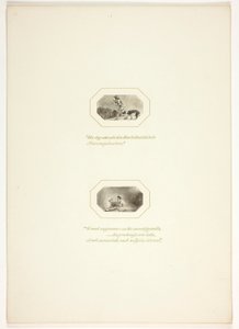 Studie för en plansch ur The Task av Thomas Stothard