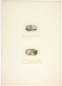 Studie till en plansch ur "The Task" av Thomas Stothard