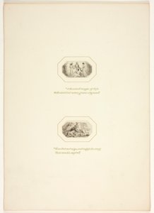 Studie till en plansch ur The Task av Thomas Stothard
