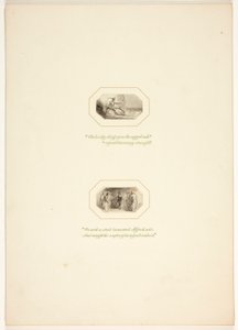 Studie för en plansch ur The Task av Thomas Stothard