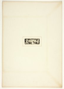 Studera för en tallrik från The Triumphs of Temper, i Royal Engagements Pocket Book från 1796 av Thomas Stothard