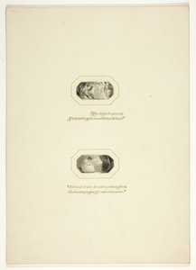 Studera för en tallrik från The Triumphs of Temper, i Royal Engagements Pocket Book från 1796 av Thomas Stothard