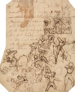 Studera för Wellington Shield av Thomas Stothard