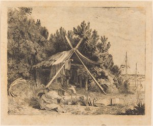 Lägret Stothard, Blake, Ogleby av Thomas Stothard