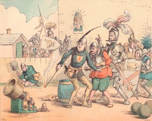Införandet av artilleri, c1884