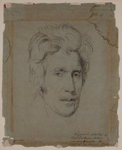 Andrew Jackson, efter slaget vid New Orleans, ca 1815 (ritning) av Thomas Sully