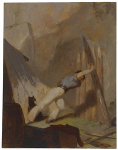 Att bygga ett skydd, ca 1856 av Thomas Sully