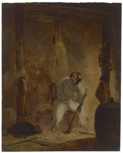 I hans grotta, ca. 1856 av Thomas Sully