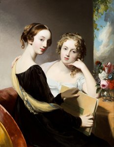 Porträtt av fröknarna Mary och Emily McEuen av Thomas Sully
