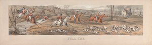 En uppsättning om fyra: Full Cry. London, pub. av Thos. McLean, 1824