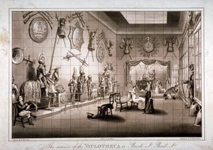 The Hoplotheca, Brook Street, Westminster, London, c1810 av Thomas Sutherland