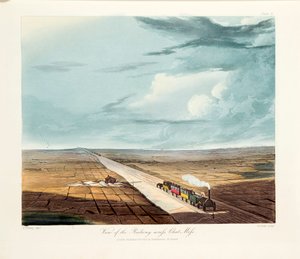 Rainhill Bridge, Chat Moss, nära Liverpool, 1831