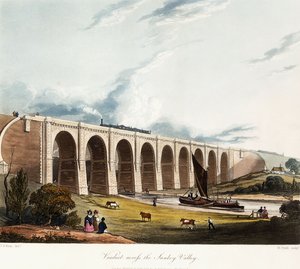 Viadukt över Sankey Valley, 1831