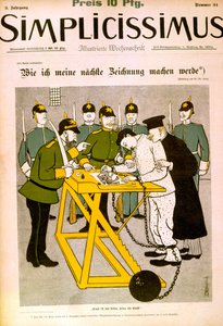 Censur av tysk press av Thomas Theodor Heine