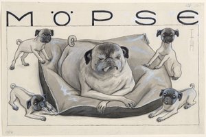 Mopsar av Thomas Theodor Heine