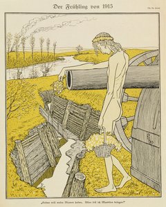 Våren 1915, illustration från en tysk tidskrift, 