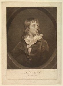 Porträtt av George Howard, sjätte earlen av Carlisle, Viscount Morpeth