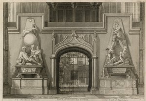 Entré till kören, Westminster Abbey, London av Thomas Uwins
