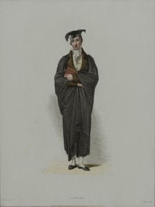 Scholar, graverad av J. Agar, publicerad i R. Ackermanns 