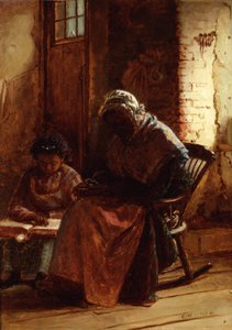 Söndag morgon, ca. 1877.