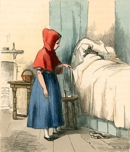 Vid sin mormors säng av Thomas Webster