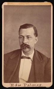 Porträtt av Edward Palmer 1829-1911, före 1900.