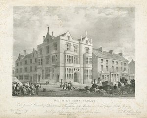Hanley - District Bank: litografi, nd [?1833] (tryck) av Thomas Witlam Atkinson