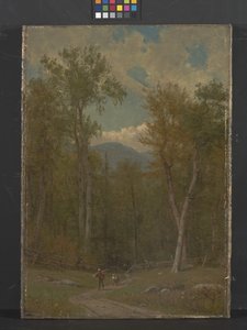 Landskap (olja på duk) av Thomas Worthington Whittredge