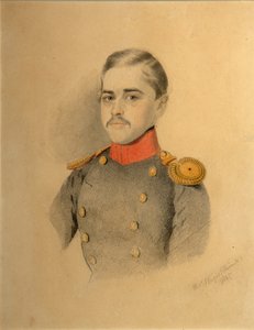 Portrait of an Officer fom the Rehbinder Family Nikolai Rehbinder, 1845