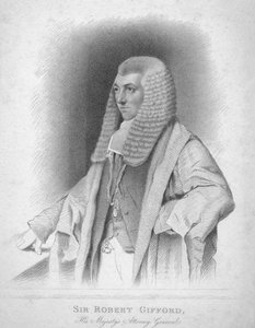 Sir Robert Gifford, His Majestys justitieminister, c1820.