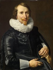 Porträtt av en gentleman, ca 1626 (olja på panel) av Thomas de Keyser