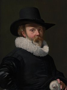 Porträtt av en man med ett skal, ca. 1625-26.