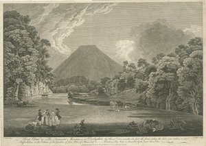 Dovedale - Thorpe Cloud: gravyr, nd [c 1766] (tryck) av Thomas of Derby (after) Smith