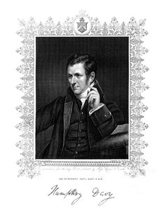 Sir Humphry Davy, kornisk kemist och fysiker, 1800-talet.