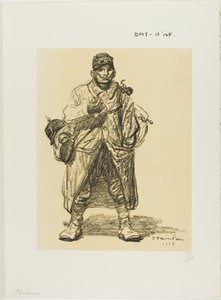 Infanterist av Théophile Alexandre Pierre Steinlen