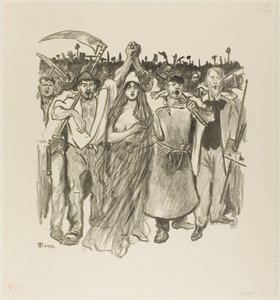 18 mars av Théophile Alexandre Pierre Steinlen
