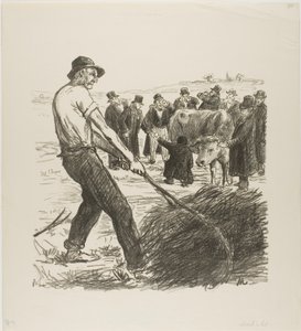 Mjölkko av Théophile Alexandre Pierre Steinlen
