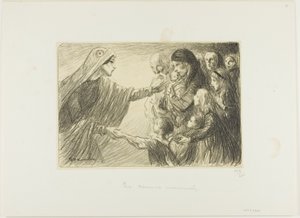 Nationellt bistånd av Théophile Alexandre Pierre Steinlen