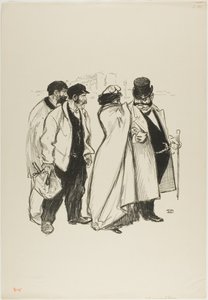 Hon visade sig vara dålig! av Théophile Alexandre Pierre Steinlen