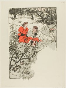 Vår av Théophile Alexandre Pierre Steinlen