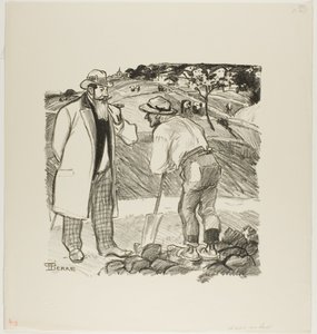 Fältinspektören av Théophile Alexandre Pierre Steinlen