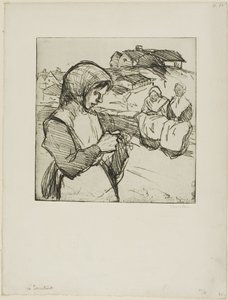 Stickaren av Théophile Alexandre Pierre Steinlen
