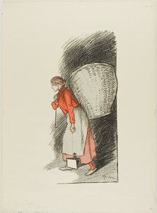 Loppsamlaren av Théophile Alexandre Pierre Steinlen