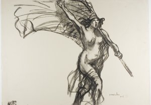 Republiken kallar oss..., platta femton från Actualités av Théophile Alexandre Pierre Steinlen