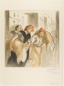 Återkomsten från tvätten av Théophile Alexandre Pierre Steinlen